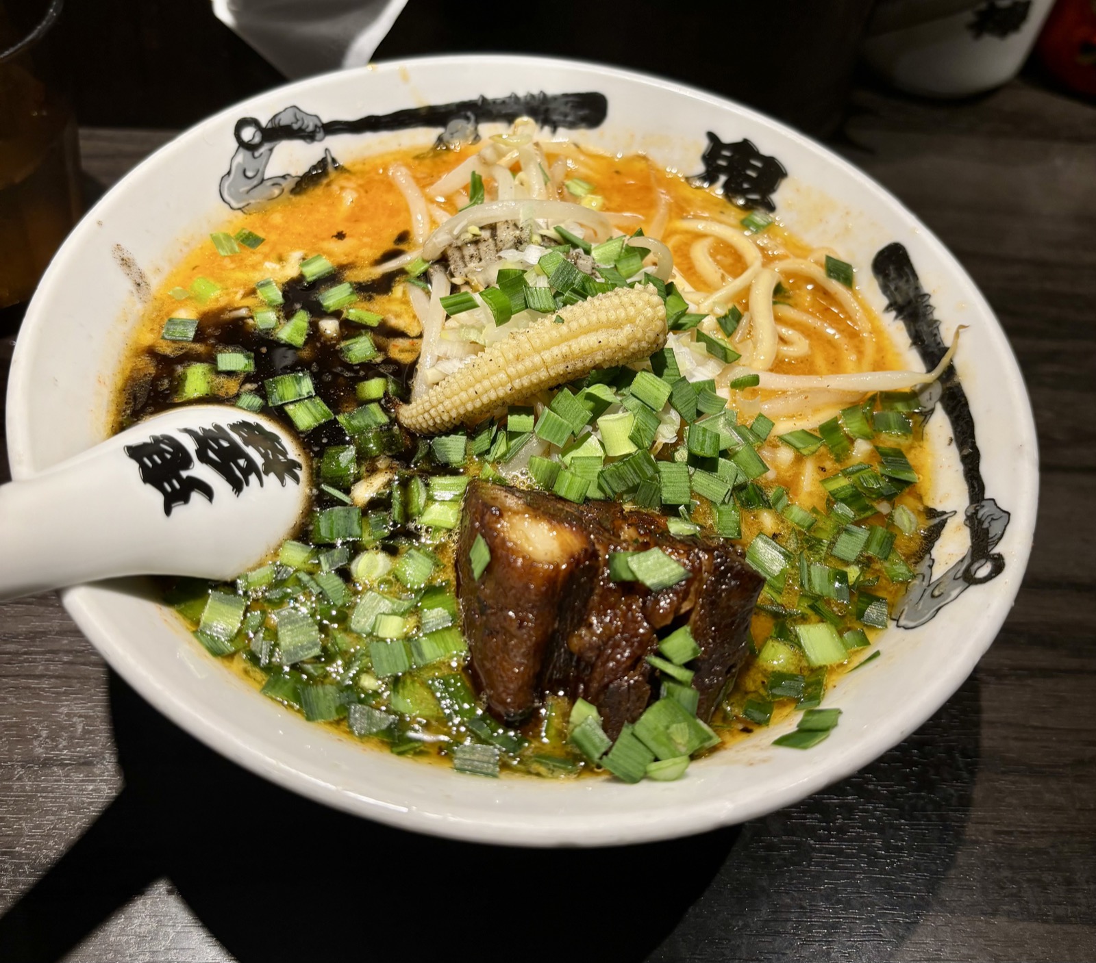 Ramen bowl at Kikanbo in Kanda