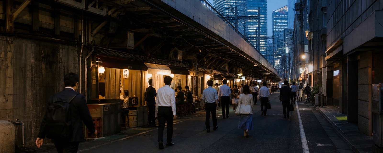 Shimbashi & Shiodome area