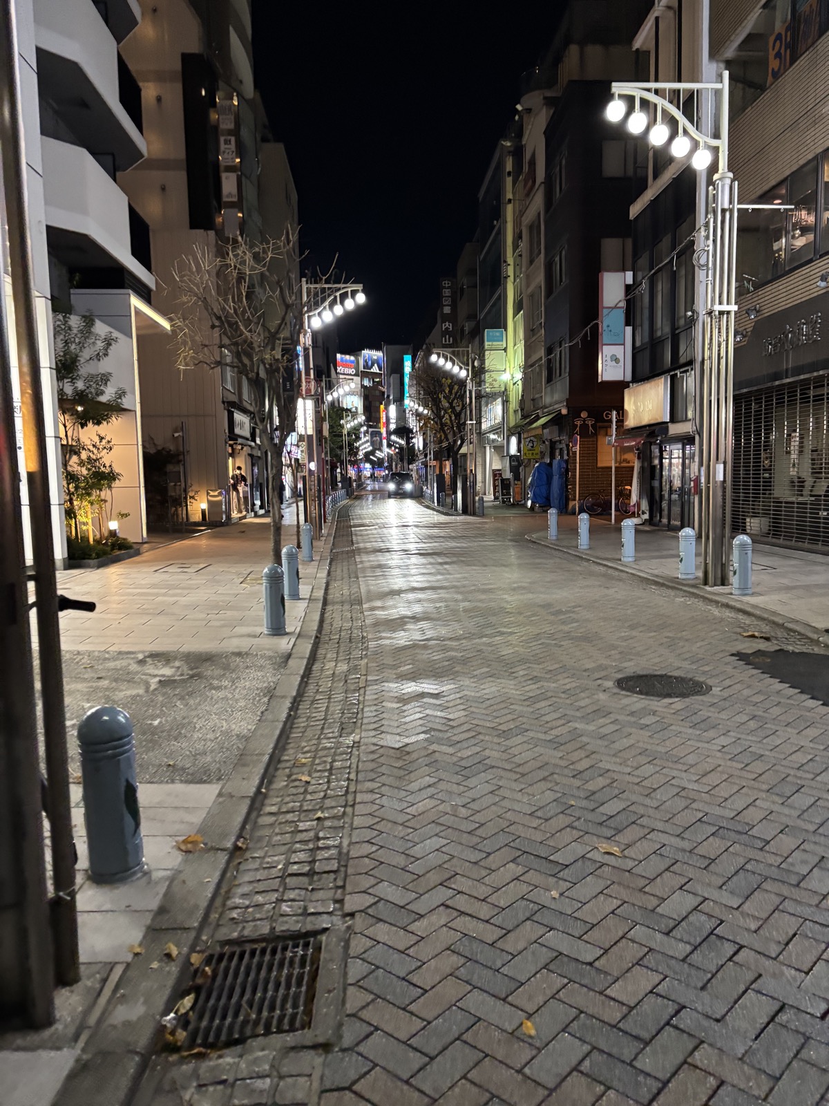 Tokyo street at night