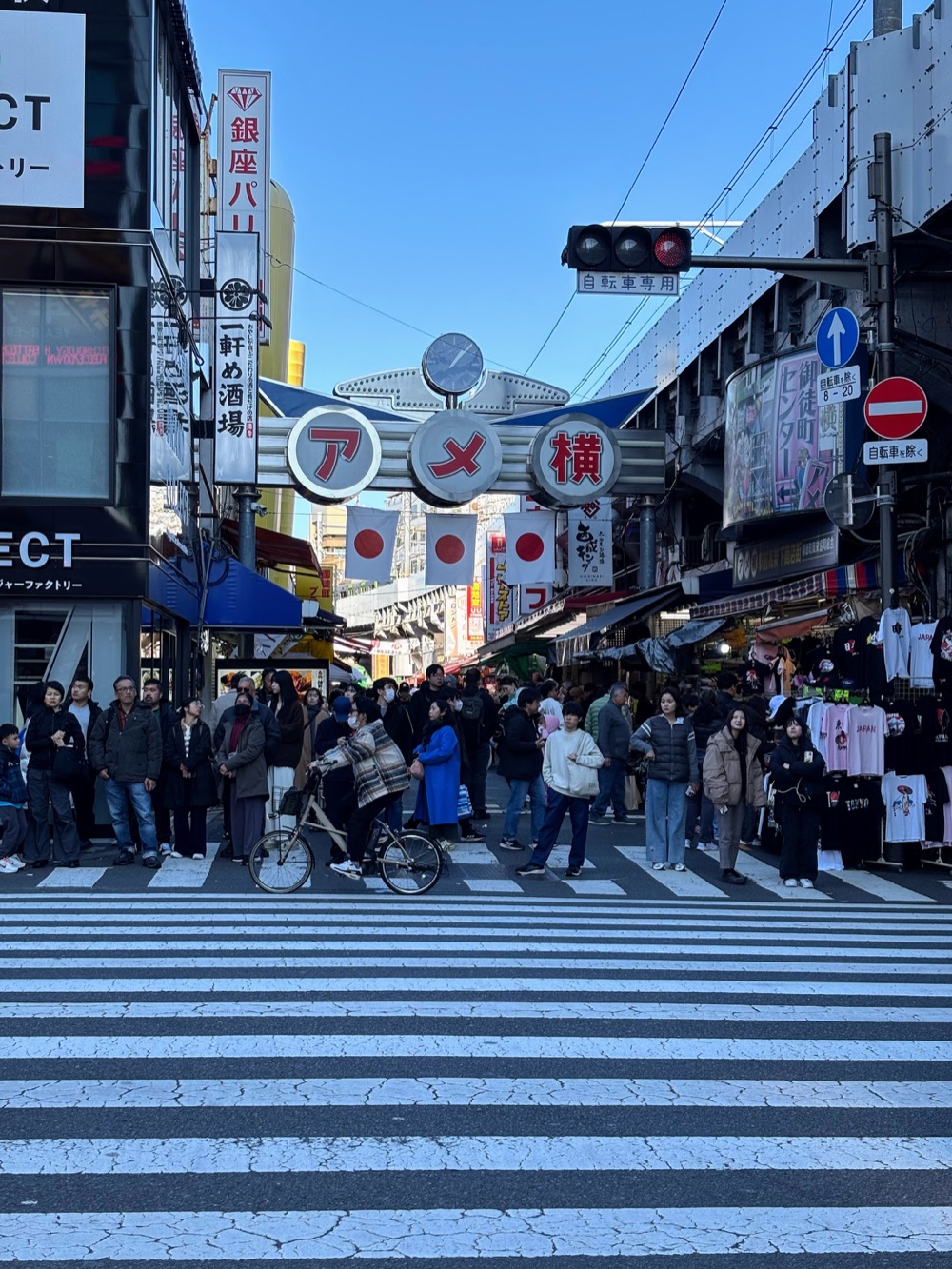 Ameyoko shopping street near Ueno