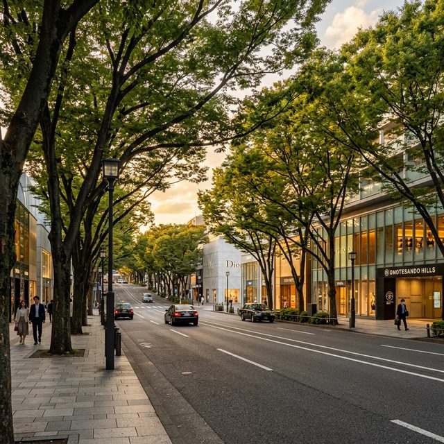 Omotesando and Harajuku shopping streets